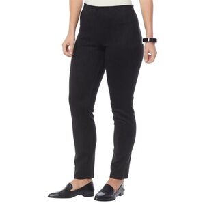 NWT MarlaWynne faux suede stretch straight leg pant size 16W